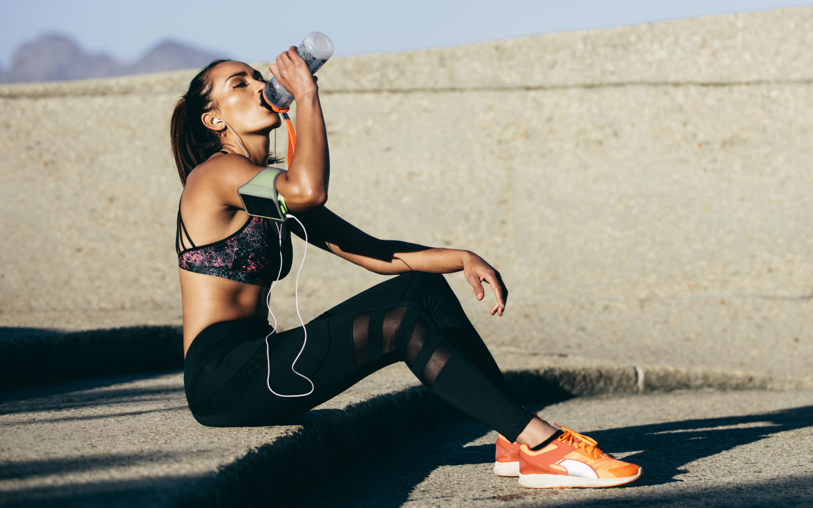 Woman Drinking Water